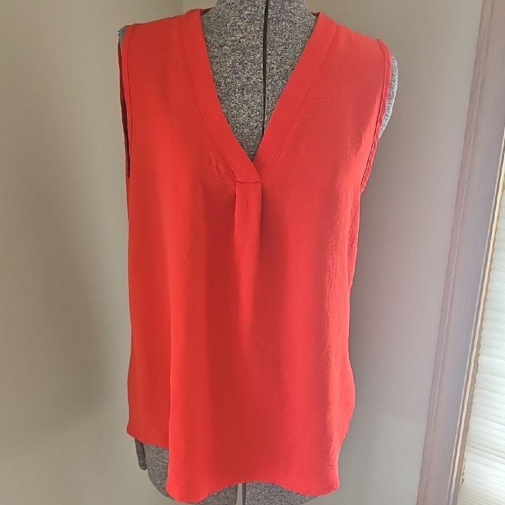 Entro vee neck sleeveless blouse